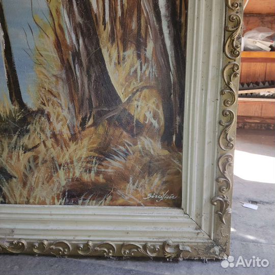 Картина маслом на холсте пейзаж большая
