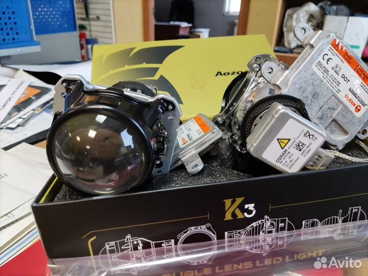 Биксеноновые линзы на ford mondeo 4 (полный компл)