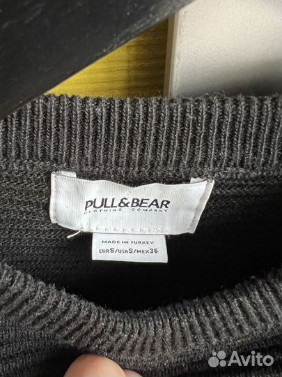 Кофта Pull&Bear черная размер S