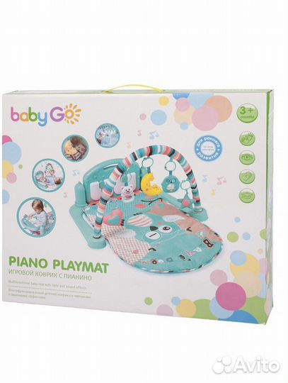 Развивающий коврик Baby Go с пианино