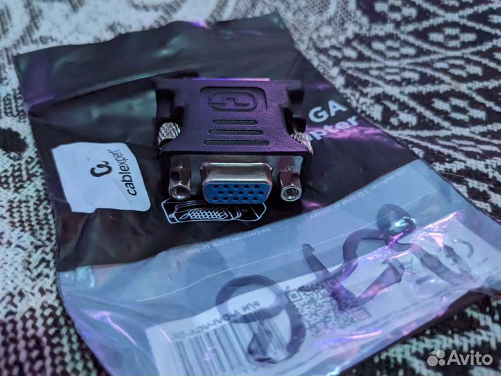 Переходник Dvi to Vga adapter 2шт