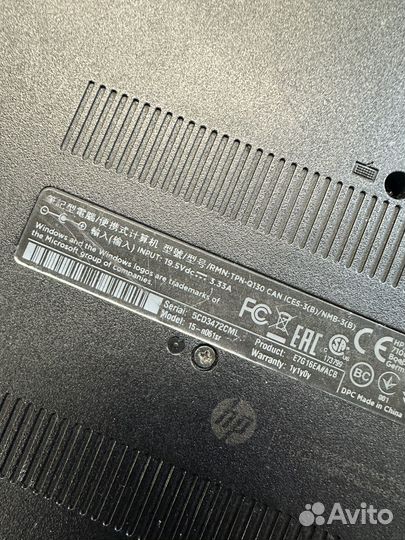 Ноутбук Hp pavilion на запчасти