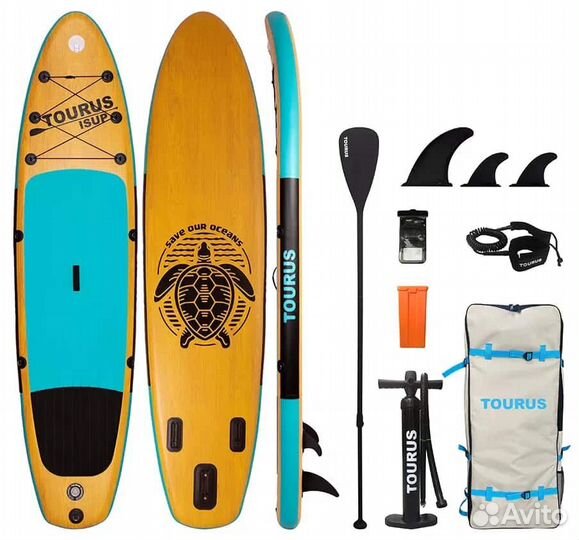 Сап доска Sup board tourus 11.0 wood blue