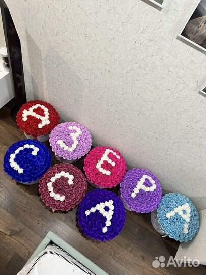 Букет из мыльных роз