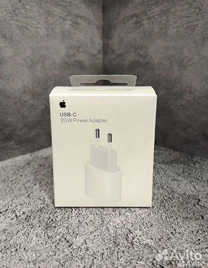 Кабель lightning, type-C, блок питания 20W