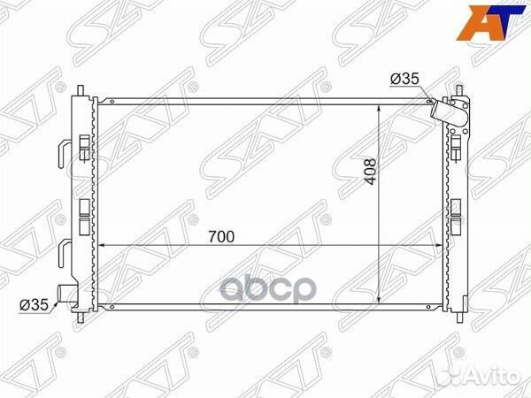 Радиатор Mitsubishi ASX 10- / Lancer 07-17