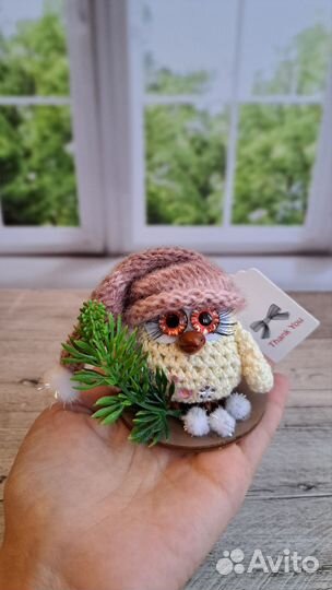 Сова ёлочная игрушка Подарок на новый год на елку