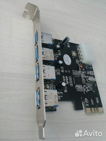 Контроллер PCI-E Express 4 USB 3.0