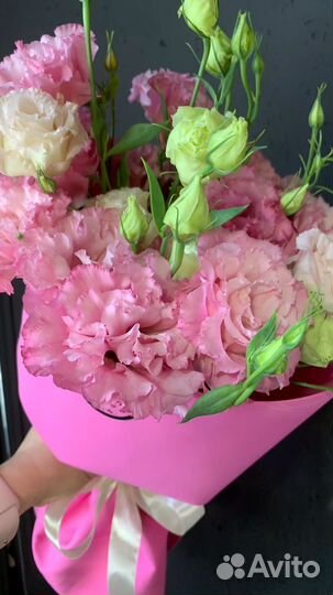 Эустома букет