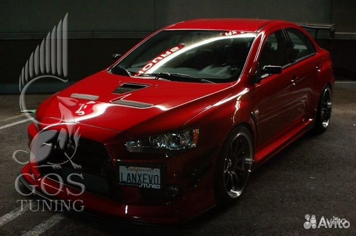 Капот EVO RalliArt на Mitsubishi Lancer 10