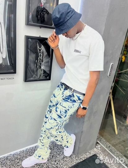 Джинсы Rick Owens Type Distressed