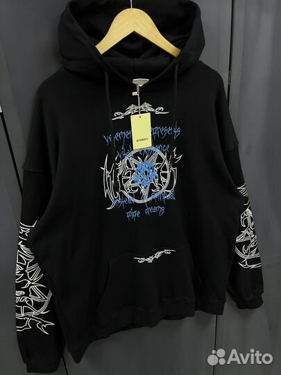 Худи vetements оверсайз (коллекция 2024)