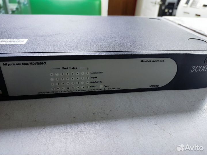 3com baseline switch 2016 3c16470b коммутатор