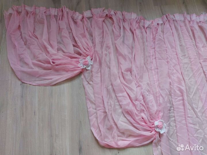 Тюль с ламбрекеном