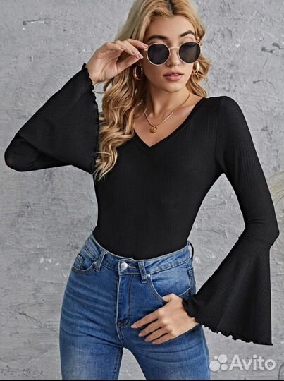 Водолазка черная S