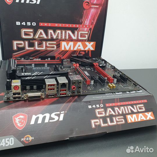 Материнская плата MSI B450 gaming plus MAX AM4