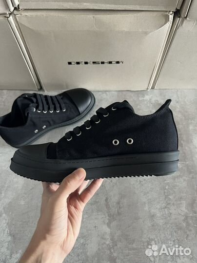 Rick Owens Ramones low black