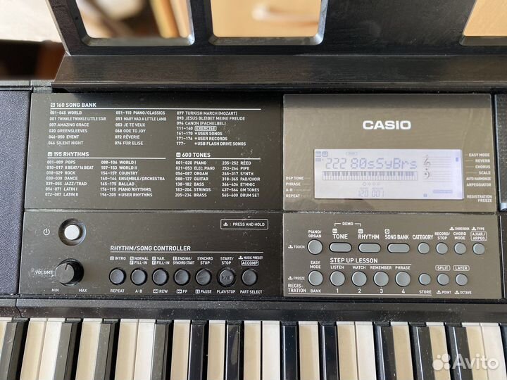 Синтезатор casio ct-x800 с подставкой