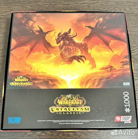 Пазл world of warcraft cataclysm classic 1000