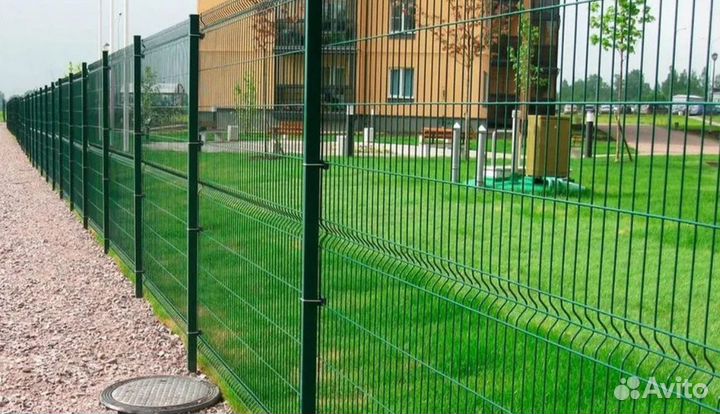 Забор из 3D сетки замер бесплатно под ключ