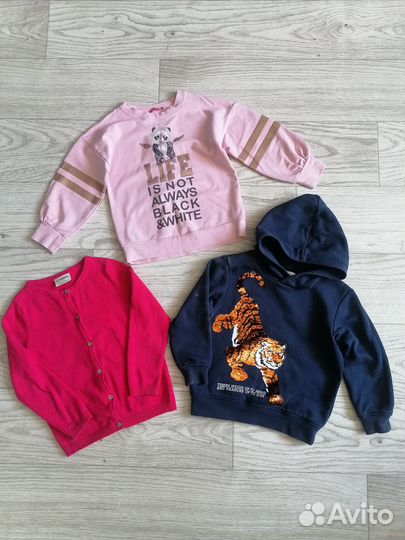 Пакет одежды на девочку 98 104