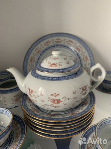 Рисовый фарфор чайник рисовое зерно