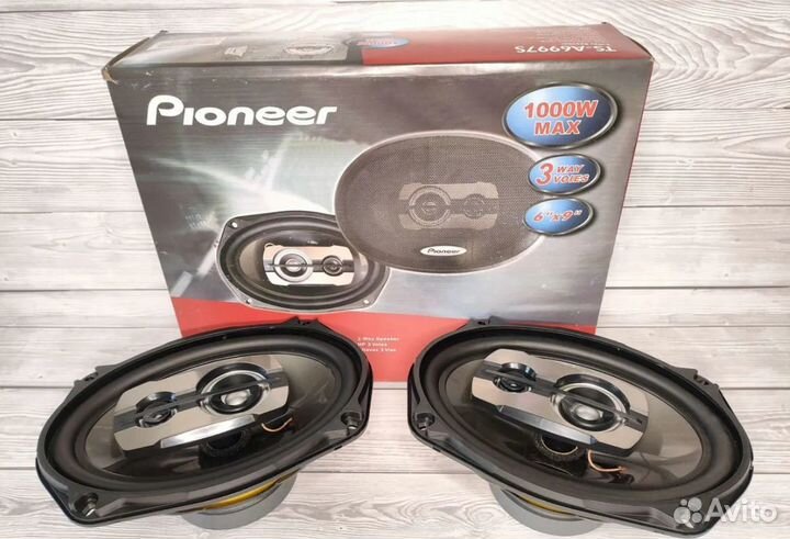 Авто акустика Pioneer 1000 W динамики колонки
