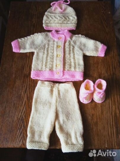 Вязаные костюмчики на куклу-пупса беби бон 43см