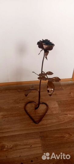 Металлические цветы. Розы, гладиолусы