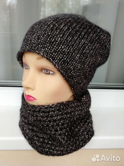 Шапка и снуд женские