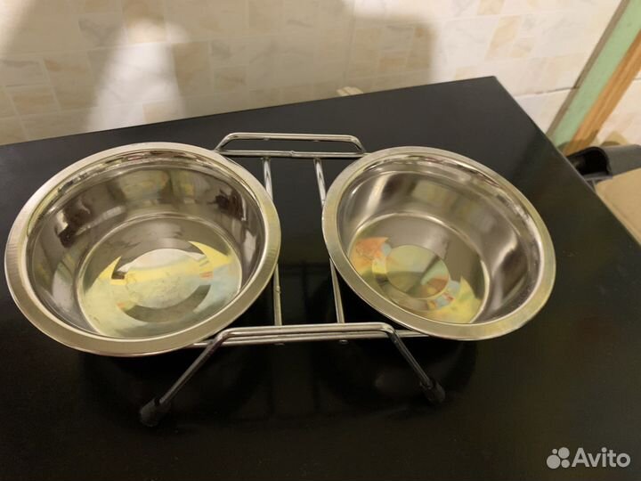 Миски для кошек на подставке