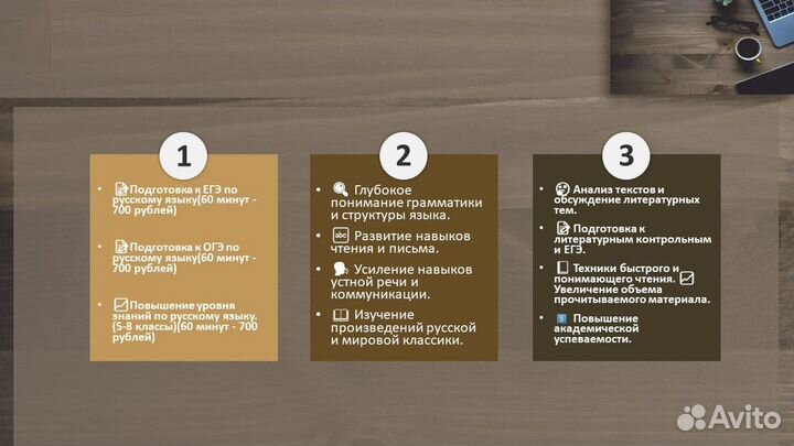 Репетитор по русскому языку и литературе