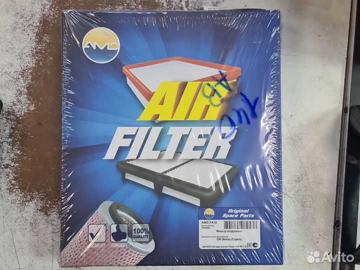 Фильтр воздушный Amd AMD.FA38