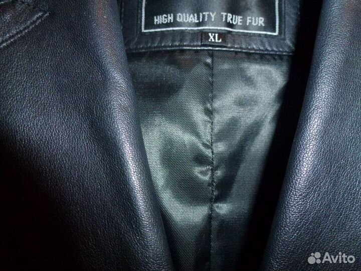 Кожаная куртка,р.48-50
