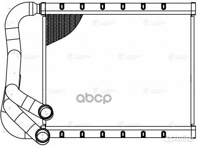 Радиатор отопителя LRH0821 luzar