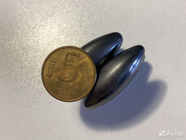 Монета 5 руб 1992 года лмд магнитная с браком