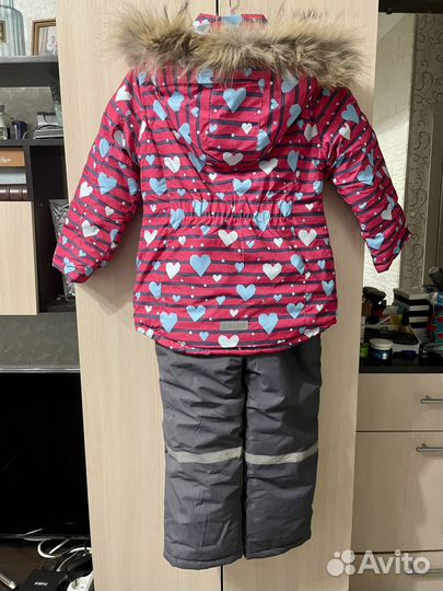 Зимний костюм комбинезон для девочки 122