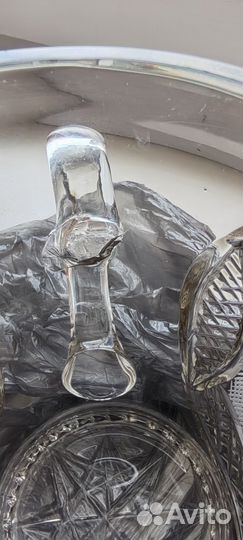 Пивная кружка СССР хрусталь