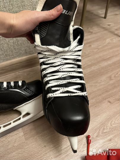 Хоккейные коньки bauer 45,5 р-р