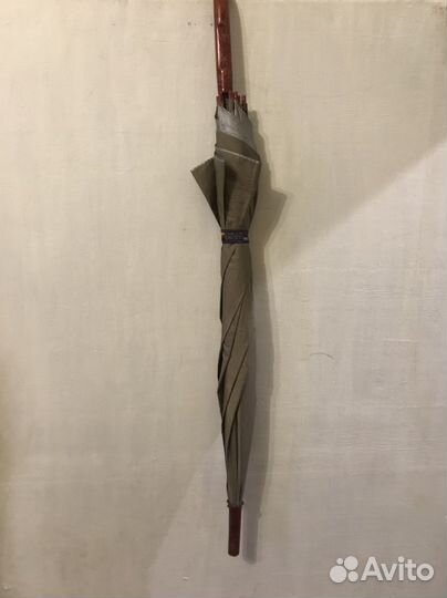 Зонт - трость золотой