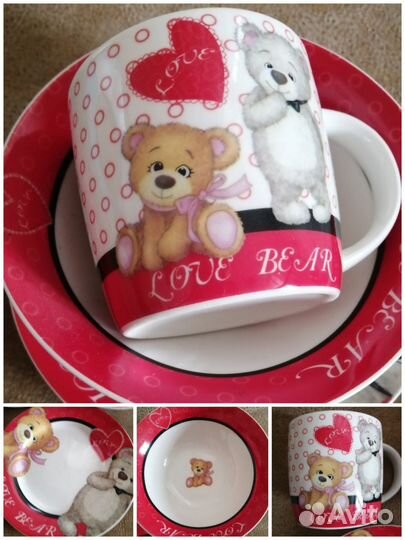 Набор детской посуды новый