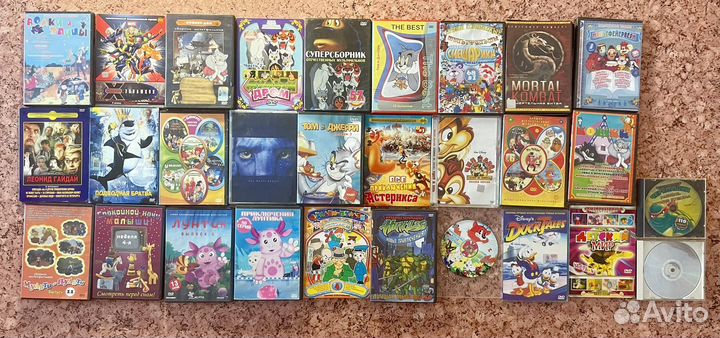 Диски на ps,пк,dvd