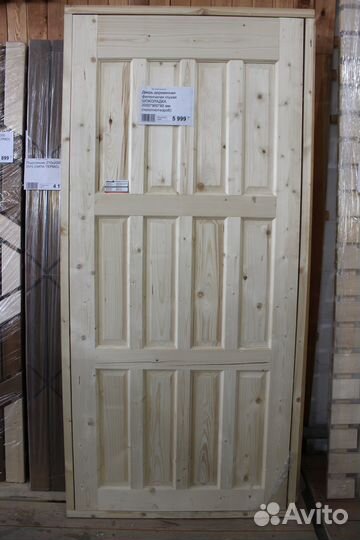 Дверь деревянная Липа Сосна большой выбор