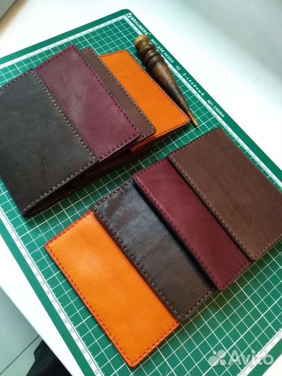 Обложка на паспорт натуральная кожа