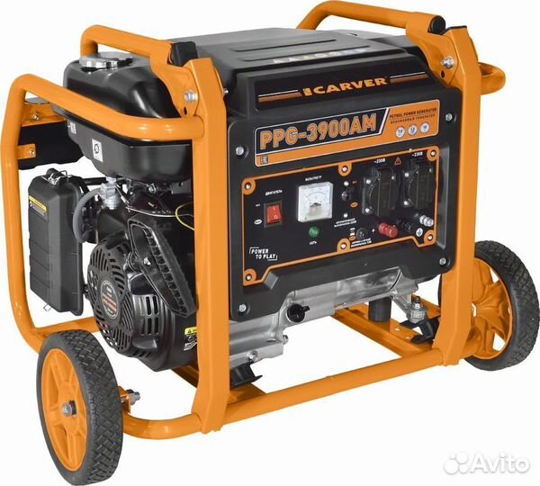 Генератор carver PPG- 3900аm 3 кВт