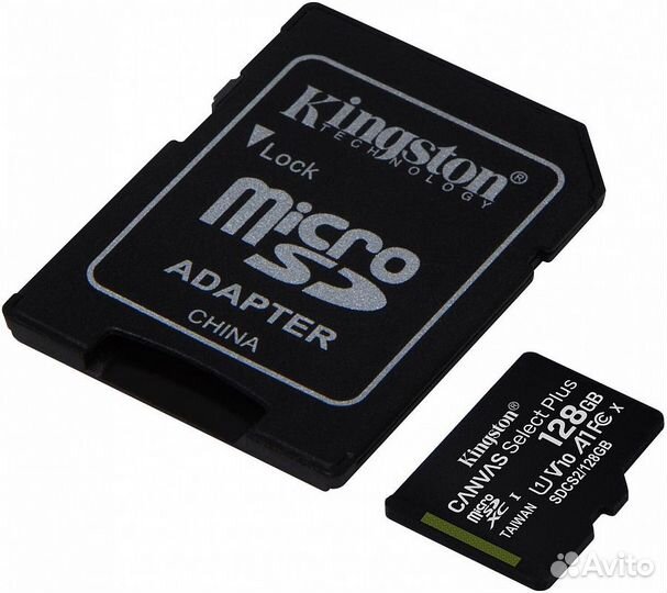 Карта памяти Kingston microsdxc Canvas Select Plus