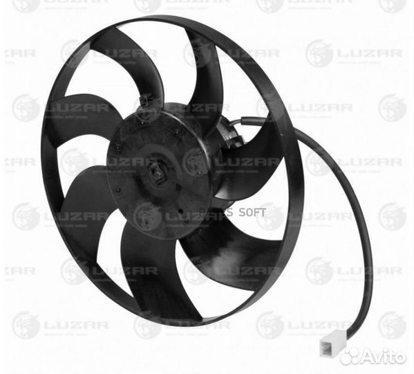 Э/вентилятор охл. для а/м Лада 21213-214 Нива (без