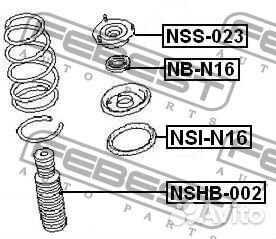 Febest NSS-023 Опора амортизатора переднего