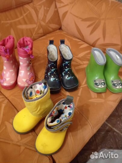 Детские резиновые сапоги