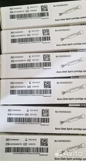 Картриджи Accu-Chek Spirit